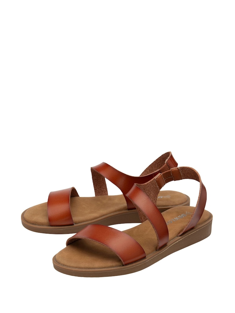 Marrón - Dunlop Twin Strap Buckle Sandals - Imagen 2 de 4 Marrón - Dunlop Twin Strap Buckle Sandals - Imagen 2 de 4