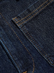 River Island Blue High Rise Pocket Front Wide Leg Jeans - Image 6 of 6