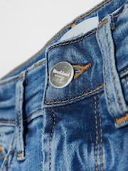 River Island Blue High Rise Tummy Hold Flare Jeans - Image 6 of 6
