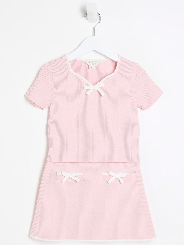 حزمة تنورة قطن 100% Sweetheart للبنات من River Island - صورة 1 من 5