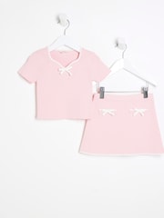 حزمة تنورة قطن 100% Sweetheart للبنات من River Island - صورة 2 من 5