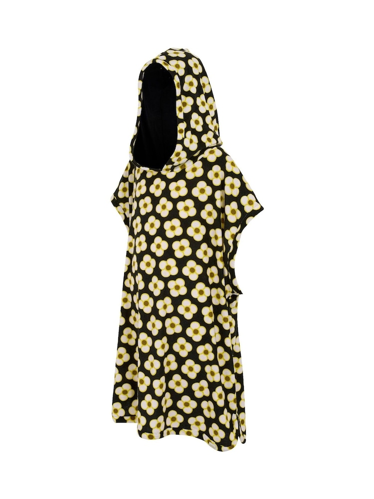 Regatta Black Orla Kiely Girls Towel Robe - Image 7 of 7