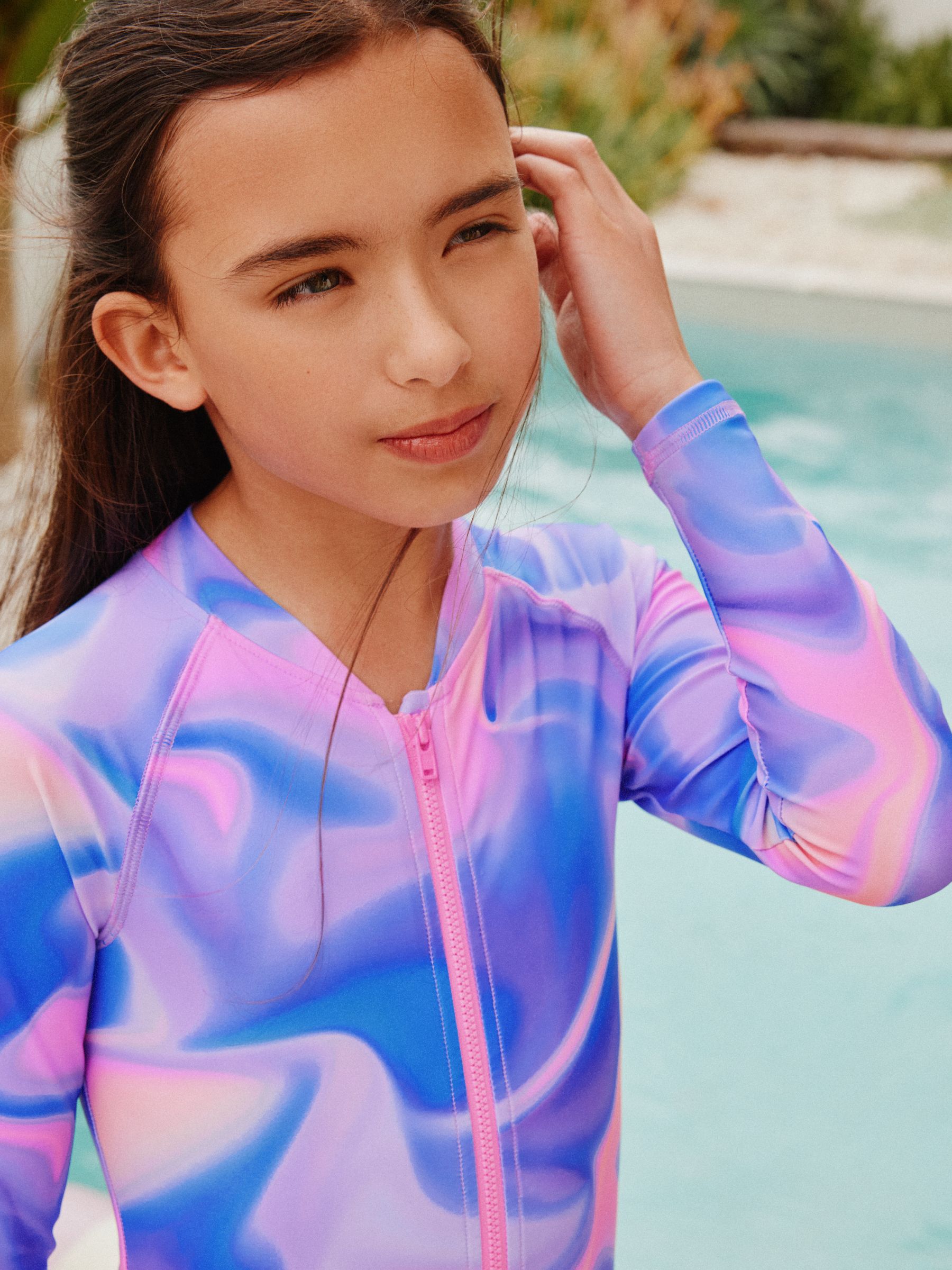 Buy Purple Long Sleeve Sunsafe Swimsuit (3mths-16yrs) from Next Canada