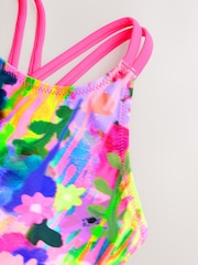 Rainbow Double Strap Swimsuit (3-16yrs) - Image 5 of 6
