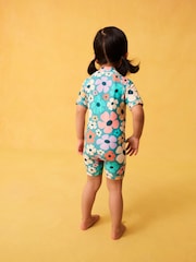 Stampy Floral Sunsafe Swimsuit (3mths-10yrs) - Image 2 of 8