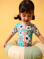 Stampy Floral Sunsafe Swimsuit (3mths-10yrs) - Image 4 of 8