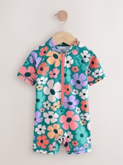 Stampy Floral Sunsafe Swimsuit (3mths-10yrs) - Image 5 of 8