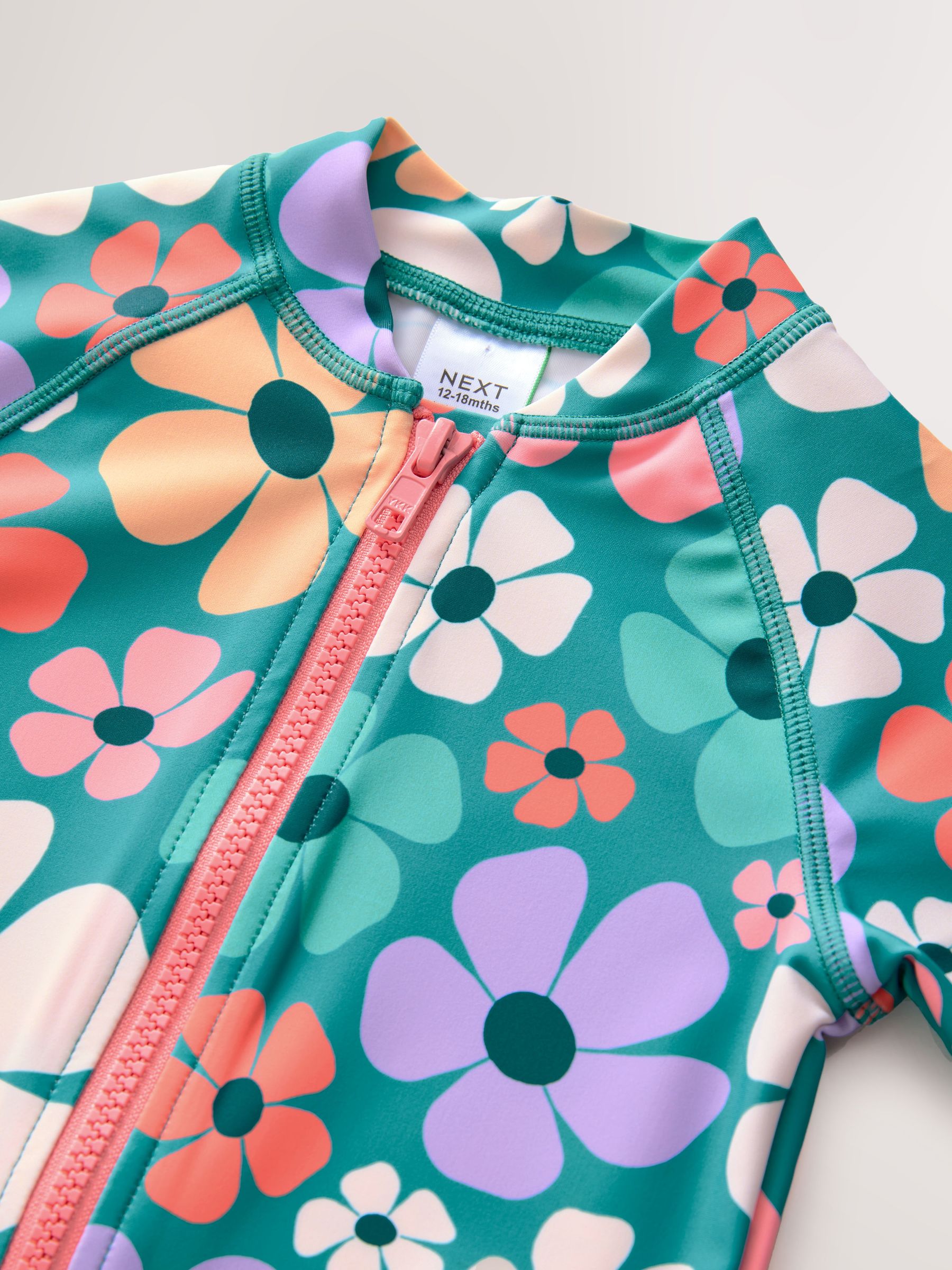 Buy Stampy Floral Sunsafe Swimsuit (3mths-10yrs) from Next USA