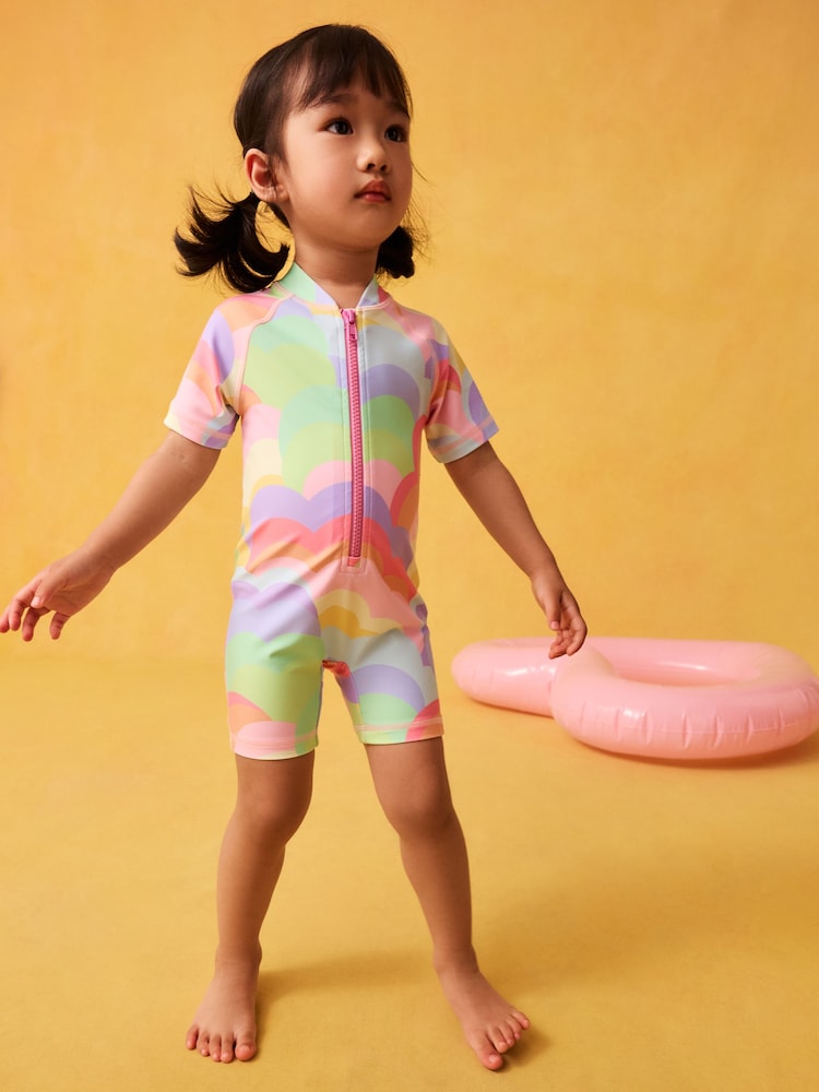Rainbow Wave Sunsafe Swimsuit (3mths-10yrs) - Image 1 of 8