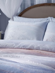 Sara Miller Blue and Blush Coastal Dawn Duvet Cover and Pillowcase Set - Image 3 of 6