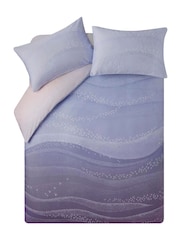 Sara Miller Blue and Blush Coastal Dawn Duvet Cover and Pillowcase Set - Image 6 of 6