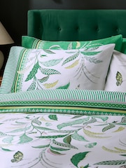 Sara Miller Spring Green Fern Garden Duvet Cover and Pillowcase Set - Image 1 of 4
