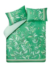 Sara Miller Spring Green Fern Garden Duvet Cover and Pillowcase Set - Image 4 of 4
