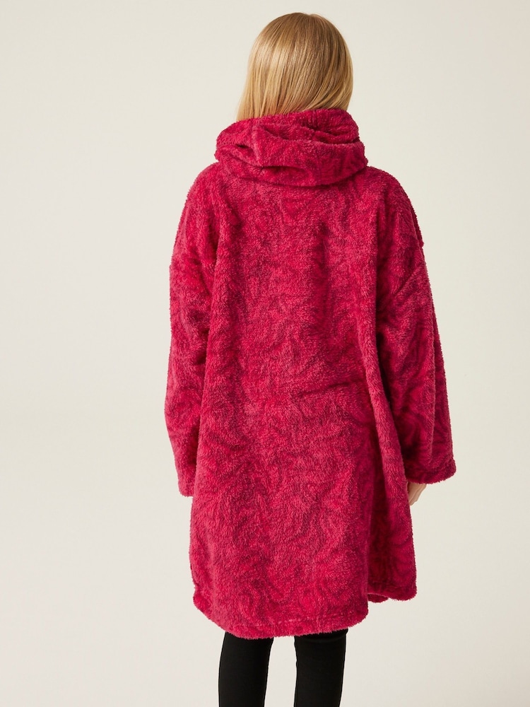 Regatta Pink Kids Cosy Poncho - Image 2 of 6 Regatta Pink Kids Cosy Poncho - Image 2 of 6