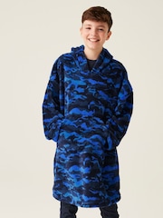 Regatta Blue Kids Cosy Poncho - Image 1 of 6