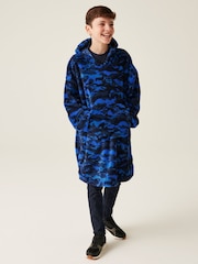 Regatta Blue Kids Cosy Poncho - Image 3 of 6