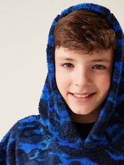 Regatta Blue Kids Cosy Poncho - Image 4 of 6
