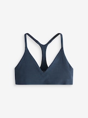 Athleta Blue Transcend Scoop Bra A-C - Image 1 of 4