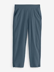 Athleta Grey Seasoft Mid Waisted Straight Trousers - Image 1 of 5