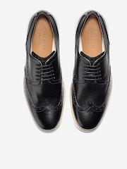 Cole Haan Men Originalgrand Wingtip Oxford Black Shoes - Image 4 of 5