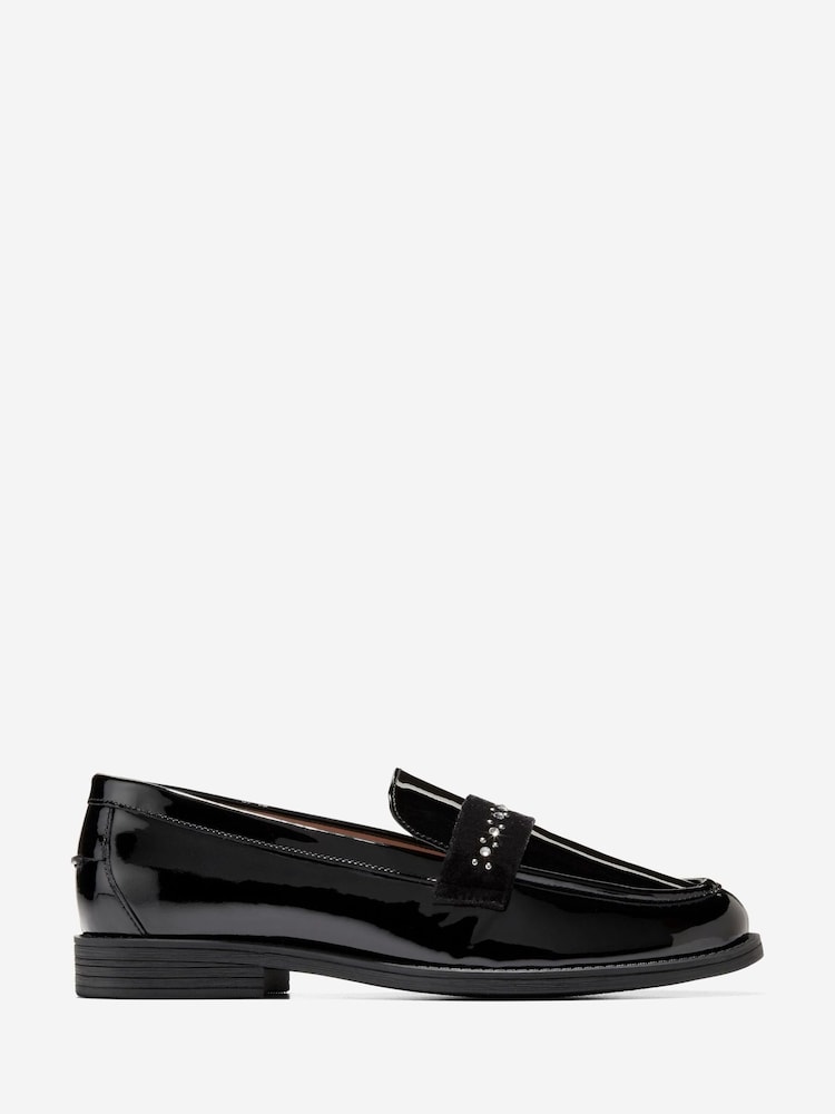 Cole Haan Womens Stassi Embelliished Black Loafers - Image 1 of 7