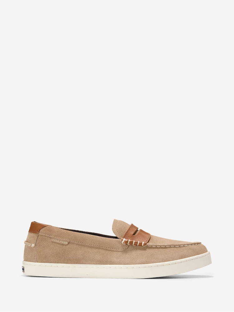 Cole Haan Mens Nantucket Penny Brown Loafers - Image 1 of 6