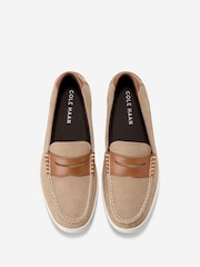 Cole Haan Mens Nantucket Penny Brown Loafers - Image 5 of 6