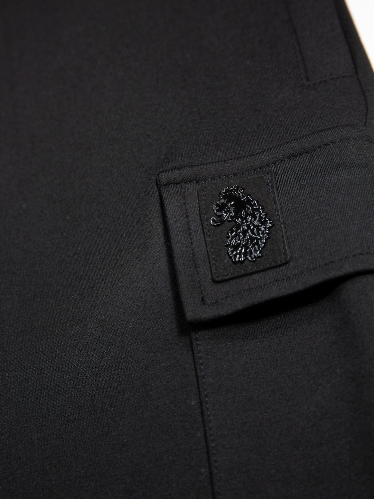 Luke 1977 Wizardry Black Shorts - Image 7 of 7