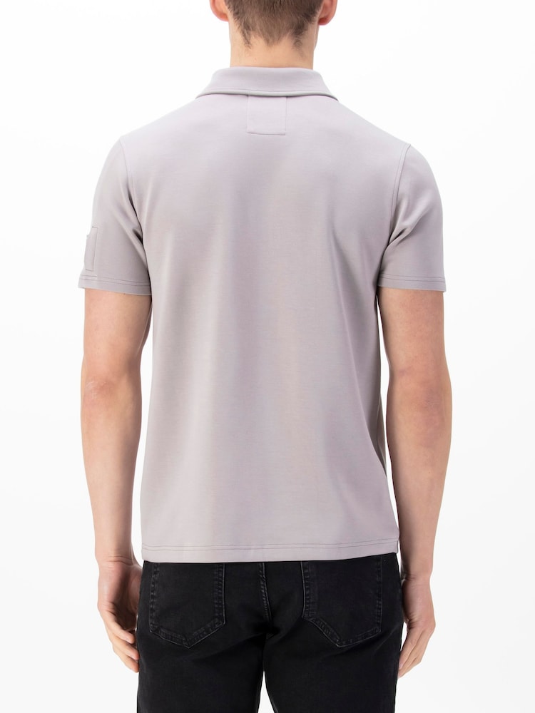 Luke 1977 Grey Serg Putty Polo Shirt - Image 2 of 8