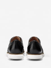 Cole Haan Mens Wide Fit Original Grand Wingtip Oxford Brown Shoes - Image 4 of 6