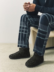 Grey Knitted Boot Slippers - Image 1 of 7