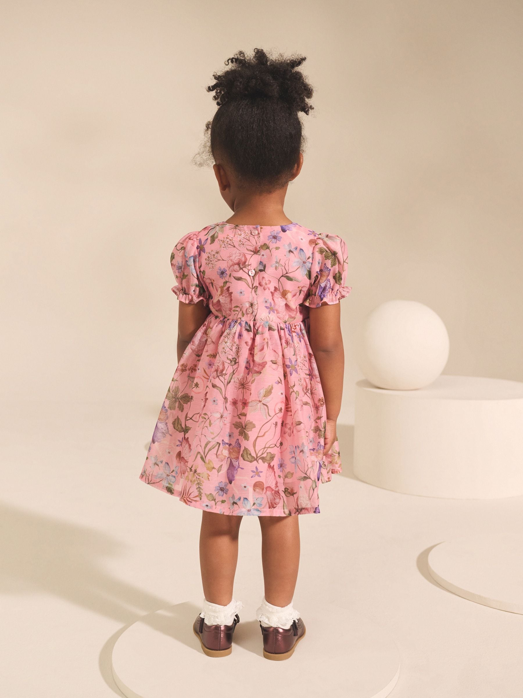 Cumpără Zână roz - Rochie cu corsaj floral (3luni-8ani) from Next