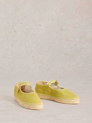 White Stuff Green Mary Jane Espadrilles - Image 2 of 4