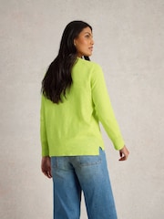 White Stuff Yellow Naria Jumper - Image 2 of 6