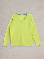 White Stuff Yellow Naria Jumper - Image 5 of 6