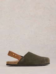 White Stuff Green Mary Slingback Footbed Sandals - Image 1 of 4