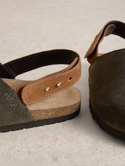 White Stuff Green Mary Slingback Footbed Sandals - Image 4 of 4
