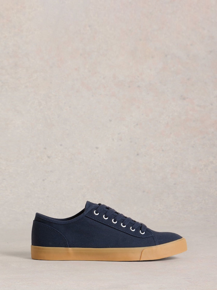 White Stuff Blue Peter Plimsoll Trainers - Image 1 of 4