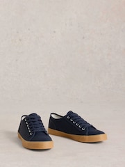 White Stuff Blue Peter Plimsoll Trainers - Image 2 of 4
