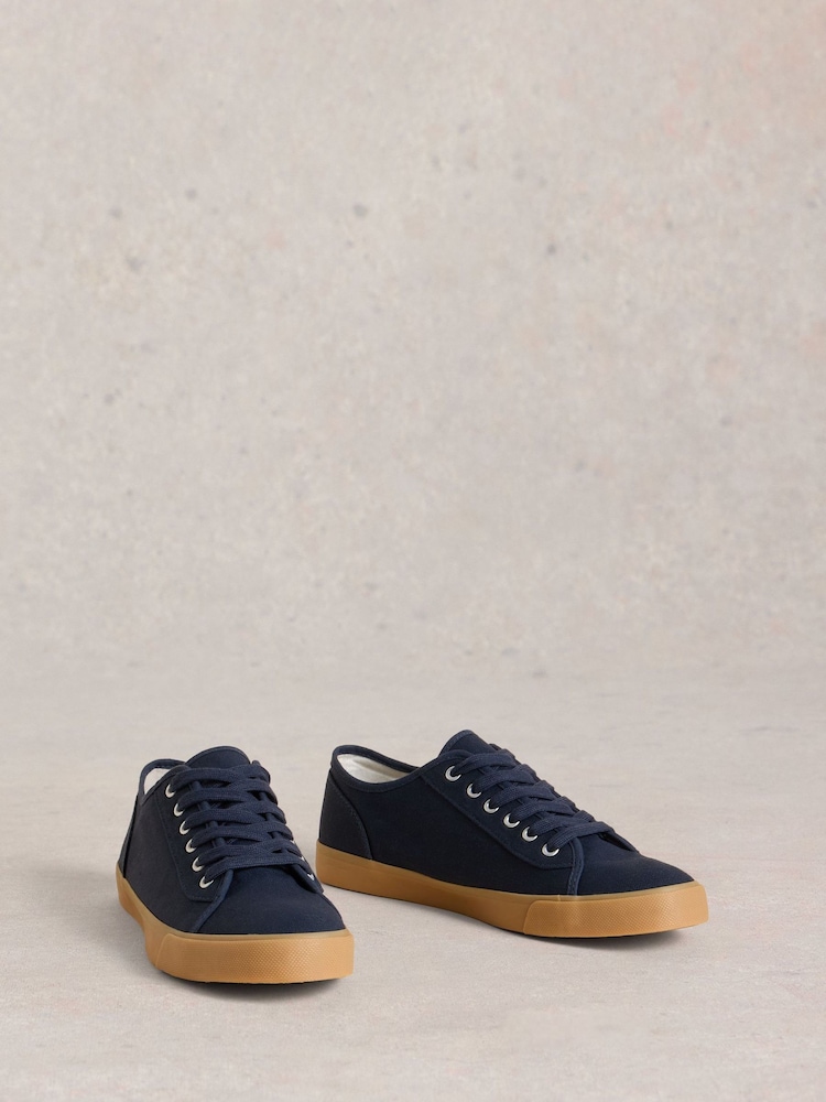 White Stuff Blue Peter Plimsoll Trainers - Image 2 of 4