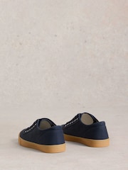 White Stuff Blue Peter Plimsoll Trainers - Image 3 of 4