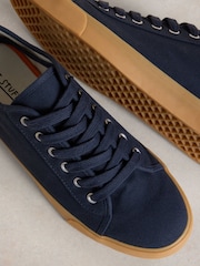 White Stuff Blue Peter Plimsoll Trainers - Image 4 of 4