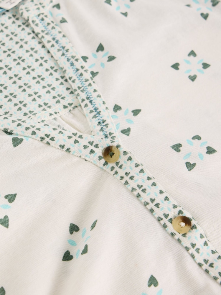 White Stuff White Tulip Sleeveless Cotton Shirt - Image 6 of 6