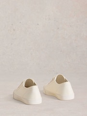White Stuff White Peter Plimsoll Trainers - Image 3 of 4