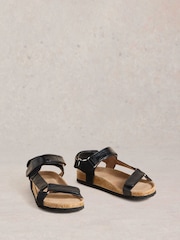 White Stuff Black Trek Footbed Sandals - Image 2 of 4