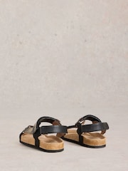 White Stuff Black Trek Footbed Sandals - Image 3 of 4