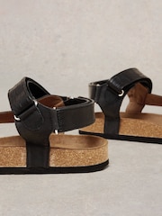 White Stuff Black Trek Footbed Sandals - Image 4 of 4
