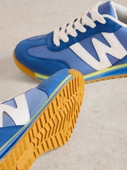 White Stuff Blue Lucy Trainers - Image 5 of 5