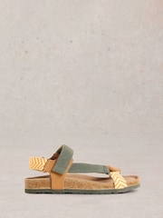 White Stuff Brown Trek Footbed Sandals - Image 1 of 4
