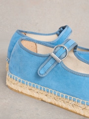 White Stuff Blue Mary Jane Espadrilles - Image 4 of 4